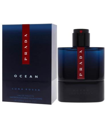Prada Luna Rossa Ocean for Men - 3.3 oz EDT Spray 3.3 Fl Oz (Pack of 1) - Buy Online on GoSupps.com