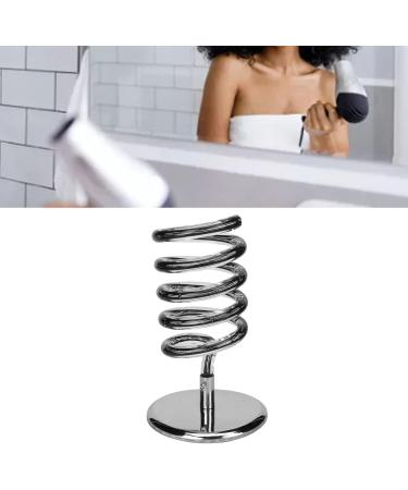 Spiral Hair Styling Station Compact Acrylic Spiral Salon Blow Dryer Holder Stand Hair Dryer Stand With Heat Resistant Capacity for Bathroom Hair Salon - Buy Online on GoSupps.com