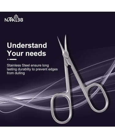 Inox Curved Blade Cuticle Scissors & Nipper Set for Nail & Beauty Grooming - Buy Online on GoSupps.com