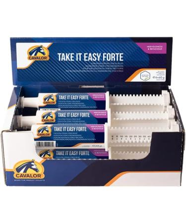 Cavalor Take it Easy Forte 60g Paste Pots (Pack of 6) - Buy Online on GoSupps.com