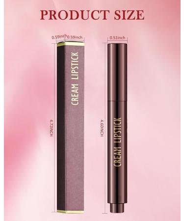 Hydrating Shimmer Lipstick & Moisturizing Jelly Lip Gloss | Long Lasting Waterproof Tint & Lip Stain Pen | Perfect Christmas Makeup Gift for Women - Shine Rose Red - Buy Online on GoSupps.com