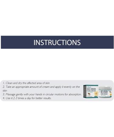 Beeengift Pain Relief Cream - Advanced Bee Gel for Joint & Bone Healing | New Zealand | 2-Pack - Buy Online on GoSupps.com