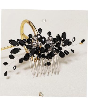 DOITOOL Crystal Side Hair Comb Wedding Headpiece Bridal Crystal Hair Comb Crystal Bridal Comb Bridal Hair Comb Brides Headpieces Bridal Comb Barrette Prom Hairpin Rhinestones Bridesmaid - Buy Online on GoSupps.com