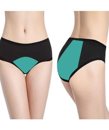 Noblood Period Underwear - Eco-Friendly Washable Cotton Briefs for Teens & Girls | 2-3 Tampon Absorbency | Sizes XXS to 3XL | Pack of 3 - Buy Online on GoSupps.com