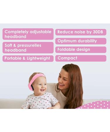 OhMill Baby Ear Defenders - Noise Cancelling Ear Muffs for Babies and Toddlers - Blue - Buy Online on GoSupps.com