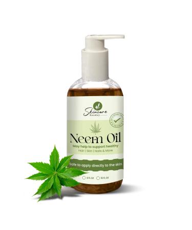 SKINCARE SUNDAY 100% Pure Neem Oil | Supports Healthy Hair Skin Nails & More | 100% natural organic hair oil | Healthy Hair Growth - 8 oz