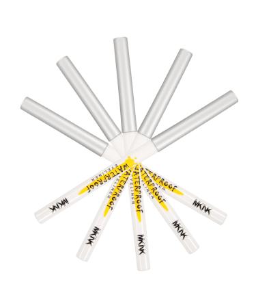 FOMIYES 5pcs White Lying Silkworm Pen Crayons Eyeshadow Eye Makeup Tool Women Cosmetics Girl Matte Eyeliner