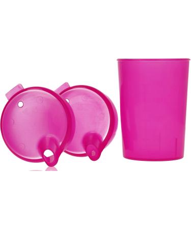 Horn Medical Beak Cup - 250ml Drinking Aid with 2 Lids (Large & Small) - Selectable Color (Red) | International Shipping Available - Buy Online on GoSupps.com