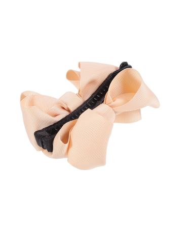 FRCOLOR 1pc vertical ponytail clip banana clip ponytail vintage banana clip vintage jaw clips french barrette vintage ribbon fancy banana clips bowknot ponytail clip fabric hair clamp