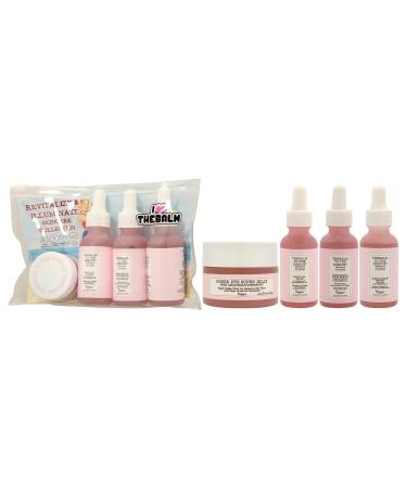 Revitalize & Illuminate Skincare Collection by the Balm for Women - Eye Super Jelly Face Oil Glow & Serums | 4 Pc Set - Buy Online on GoSupps.com