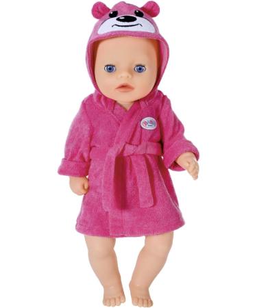Zapf Creation 830581 BABY Born Little Pink Bathrobe for 36cm Dolls - Buy Online on GoSupps.com