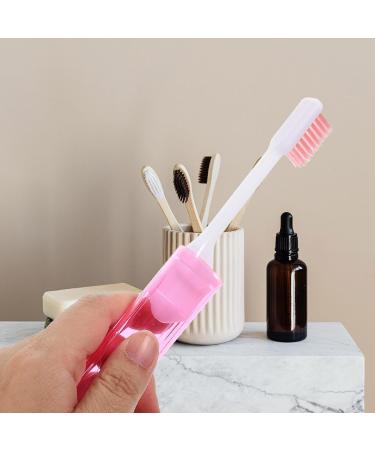 Didiseaon Portable Travel Toothbrush Set - 4 Foldable Toothbrushes with Soft Bristles Individually Packaged for Hiking Camping & Travel - Buy Online on GoSupps.com