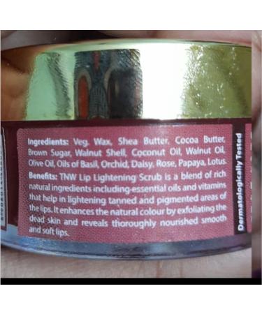 Lip Lightening & Brightening Lip Scrub - Cocoa Butter Brown Sugar Shea Butter Papaya | Unisex 25g for Tanned & Dark Lips - Shop Internationally - Buy Online on GoSupps.com