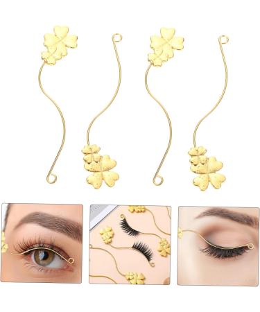 Amosfun 4pcs Eyelash Try-on Strip Gold Mascara False Eyelashes Applicator Tool Eyelash Holder Photo Frame 3d - Buy Online on GoSupps.com