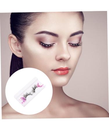 Housoutil 1 Pair Fake Eyelashes Sequin Eyelashes False Eyelashes Women Glitter Eyelashes Colored Lash Extensions Costume Eyelashes Rainbow Eyelashes Glitter Binder Fiber 3d Fluorescence - Buy Online on GoSupps.com