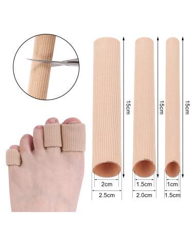 Metagio Silicone Toe Protection - 5 Pcs Cuttable Gel Cushions for Corns Calluses & Finger Protection - 3 Sizes Available - Buy Online on GoSupps.com