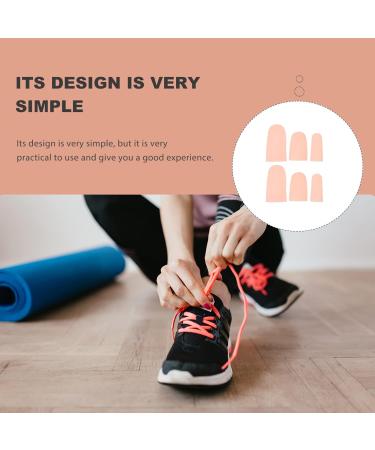 Minkissy Valgus Guards Spacers Orthotic Feet Cushion Protectors - 8 Pairs, Silicone with Breathable Holes, Toe Separators, Thumb Protector - 6x3cm - Buy Online on GoSupps.com