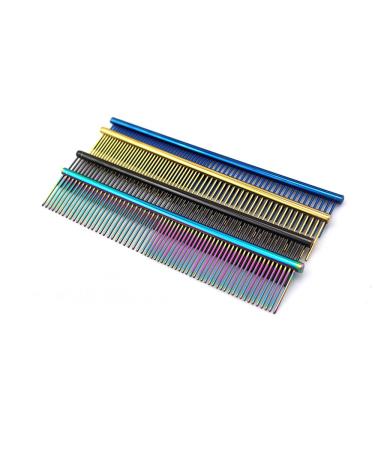 ZoCr Stainless Steel Pet Comb for Dogs and Cats - Grooming Comb with Rounded Teeth - Buy Online on GoSupps.com