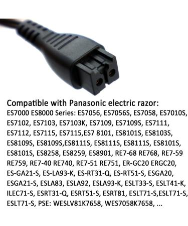 Power Supply Loading Cable 5.4V Adapter for Panasonic Razors ES7000 ES8000 ES-LA63 ES-LV67 & More - International Shipping Available - Buy Online on GoSupps.com