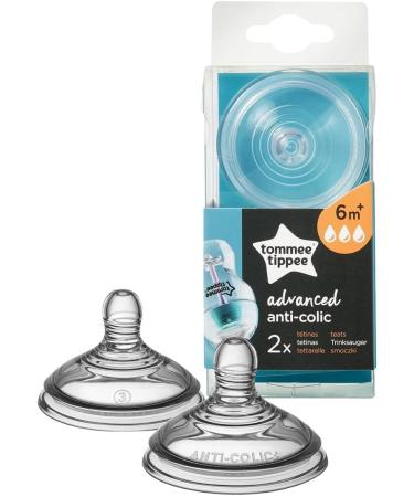 Tommee Tippee Closer to Nature Anti Colic Fast Flow Teats - 2 Pack - Buy Online on GoSupps.com
