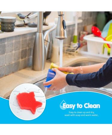 LEOBRO 30pcs Sponge Painting Shapes for Toddlers - Assorted Patterns for Early Learning - Buy Online on GoSupps.com