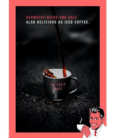 Lucifers Roast 500g Coffee from Italy - Strong Dark Roast 100% Robusta - Low Acid - Perfect for French Press & Filter Coffee - Buy Online on GoSupps.com