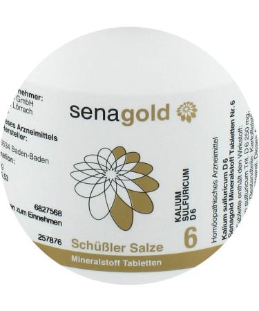 Buy Schuessler Salt No. 6 - Kalium Sulfuricum D6 Gluten-Free Tablets | Fast International Shipping - Buy Online on GoSupps.com