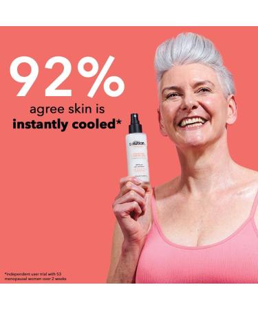 The Solution Menopause Hydrating Cooling Mist (100ml). Dermatologically Tested Hydrating Face Mist Cooling Face Mist Spray Hydrating Vegan & Cruelty Free Face Hydrating Mist for Hot Flushes Relief - Buy Online on GoSupps.com