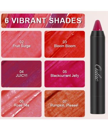 Oulac Orange Lip Gloss Lipstick - Moisturizing Rust Red Lip Crayon with Semi-Gloss Finish | Pumpkin Please (07) | 2.48g - Buy Online on GoSupps.com