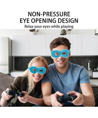 Reusable Gel Cooling Eye Mask for Dry Eyes, Puffy Eyes, Headache Relief - Purple - Buy Online on GoSupps.com
