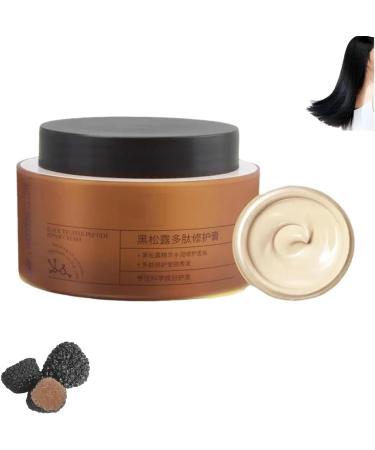 Black Truffle Hair Mask, Black Truffle Peptides Repair Cream, Conditioning Mask for Hair Treatment, Fluffy Conditioner for Dry, Frizzy and Damaged Hair