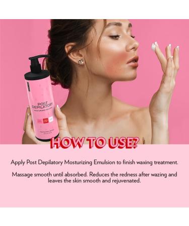 Miss Cire Post Depilatory Moisturizing Emulsion | Soothes & Revitalizes Skin After Waxing | Ideal for Dry Skin | Nourishes & Hydrates - 8 Fl Oz - Buy Online on GoSupps.com