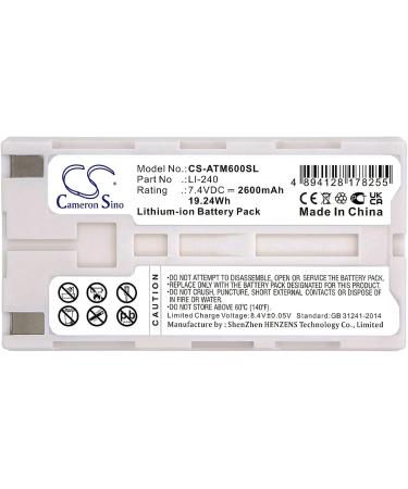 Replacement Battery for Audio-Technica ATCS-M60 & ATUC-IRDU - LI-240 2600mAh/7.4V International Shipping - Buy Online on GoSupps.com