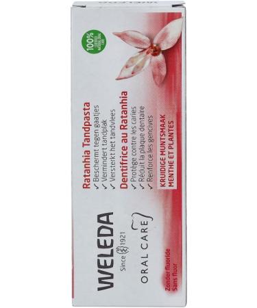 Weleda Ratanhia Toothpaste 75 ml - Buy Online on GoSupps.com