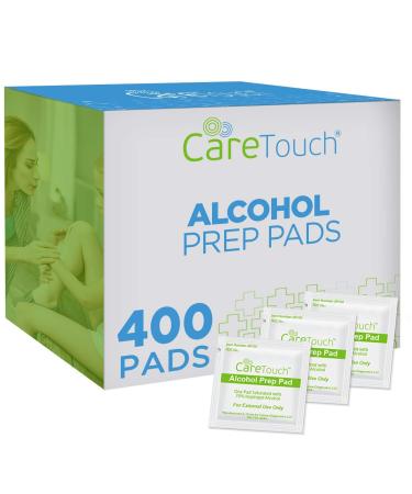 Alcohol Wipes | Individually Wrapped Alcohol Prep Pads with 70% Isopropyl Alcohol Great for Medical & First Aid Kits | Sterile Antiseptic 2-Ply Alcohol Swabs - 400 Count 400 Count (Pack of 1)