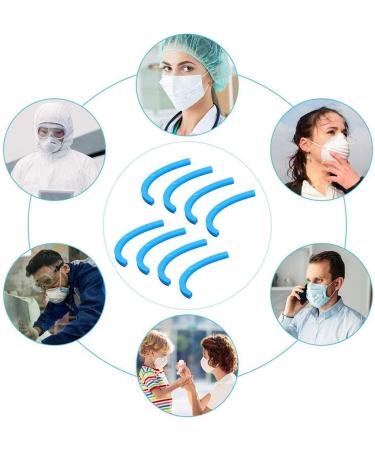 MLIU Hearing Protection Hooks - Silicone Ear Brackets & Reusable Caps for Ear Pain Relief - Soft Non-Slip Ear Hooks for Adults & Children - Blue - Buy Online on GoSupps.com