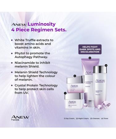 Avon Anew Luminosity Cleanser | Brightening Cleanser for Dull Skin | Suitable for All Skin Types | 125g Buy Now - Buy Online on GoSupps.com