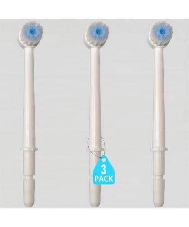 Replacement toothbrush heads for oral shower the tips use for dental areas that are susceptible to plaque compatible with water pik water flossers oralion