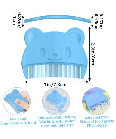 Baby Bathing Brush | Soft Silicone Shower & Massage Brush for Newborns | Baby Hair & Milk Crust Remover - Buy Online on GoSupps.com