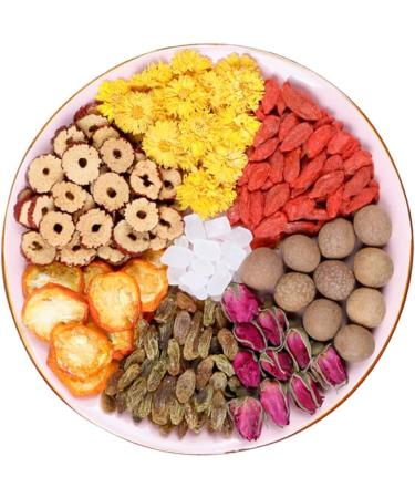 Rose Eight Treasures Tea 130g/box 4.58oz/box Scented Tea Bags Fruit Tea Herbal Tea Cold Brew Tea  - Buy Online on GoSupps.com