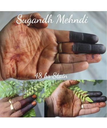 Sugandh Mehndi Luxury Henna Powder 5 times filtered Pure Henna Powder/Lawsonia Inermis For Body Art | Hair Care | Hair Color | No Ppd No Chemicals No Parabens 1Kg - Buy Online on GoSupps.com