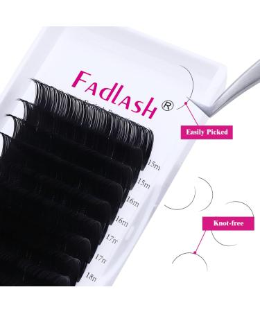 Professional Individual Classic 1:1 Eyelash Extensions - 0.07mm CC Curl Mix (15-20mm) - Natural Look Black Eyelashes for Experts - Buy Online on GoSupps.com