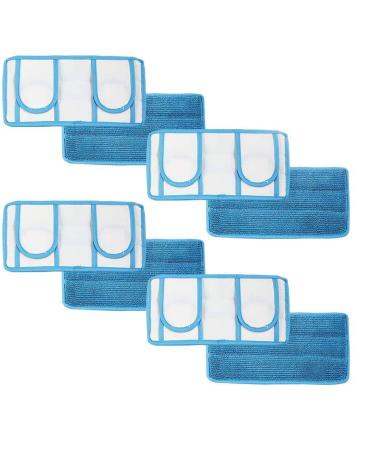 Old Home Kitchen, Microfiber Reusable Mop Pad, Durable Machine Washable Mop Pads, Reusable Floor Mop Pad, Swiffer Compatible Dry Mop Pads (4 Pack) 4 Count (Pack of 1)