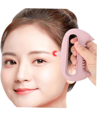 Shop Tovinanna 2-in-1 Acupuncture Hand & Scalp Massager Tool | Head Massage Device & Roller Brush - Pink Pebbles - Buy Online on GoSupps.com