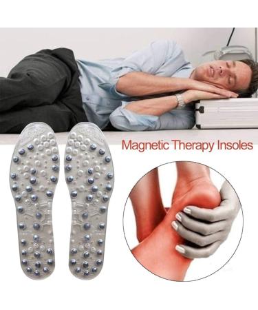 Magnetic Massage Insoles for Men & Women | Acupressure Shoe Inserts for Weight Loss & Circulation | Breathable & Deodorant - Size 39-40 - Buy Online on GoSupps.com