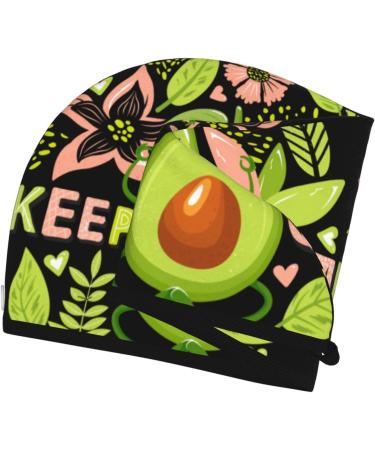 Avocado Keep Calm Microfiber Hair Towel - Super Absorbent Coral Velvet Wrap for Long & Curly Hair | Quick Dry Towel for Women - Buy Online on GoSupps.com