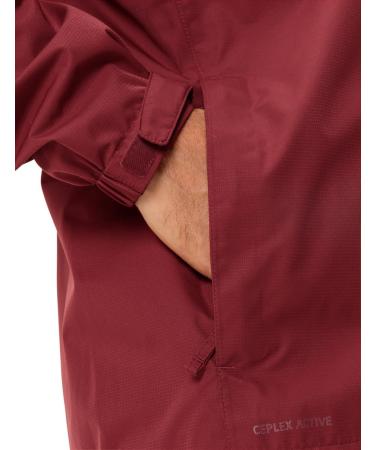VAUDE Men's Escape Bike Light Jacket L - Lightweight & Packable Cycling Jacket in Carmine | Shop Internationally - Buy Online on GoSupps.com