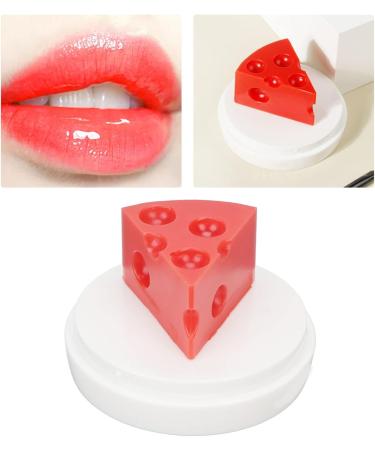 Cheese-Shaped Lip Balm Moisturizing Nourishing Repair Lip Balm for Chapped Cracked Lips-0.3oz(01) - Buy Online on GoSupps.com