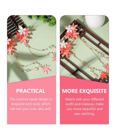 Autumn Leaf Hair Clips & Accessories | Elegant Chinese Tassel Headdress for Women - Buy Online on GoSupps.com