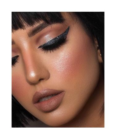 Uranian Glitter Eyeliner Stickers - Reusable Instant Adhesive Eye Line Strip for Party Makeup - Black - Buy Online on GoSupps.com